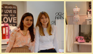 Sanyukta with Janet at Little White dress