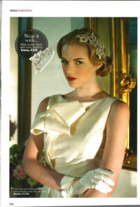 Rosalie gown in Perfect Wedding Magazine