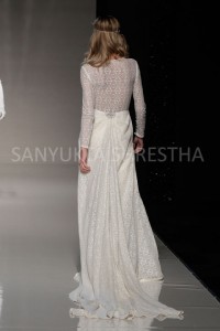 kathryn wedding gown back