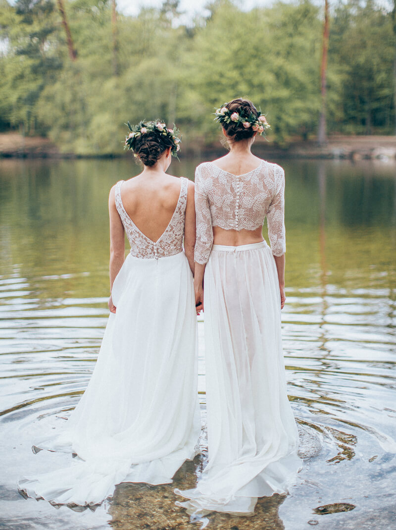 Tulip & Kadupul Wedding Dress back